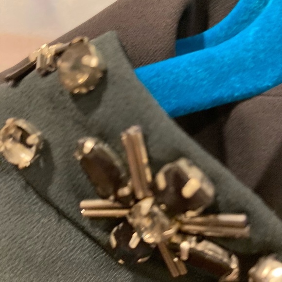 NWT Ann Taylor Blouse with jeweled collar - Picture 3 of 12